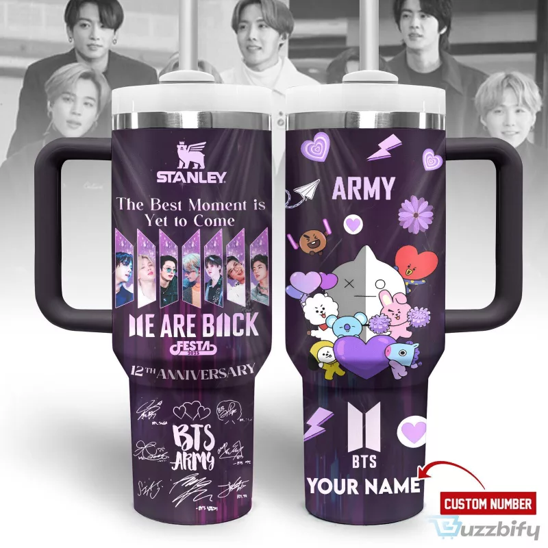 BTS K-Pop Band The Best Moment Is Yet To Come Stanley Tumbler