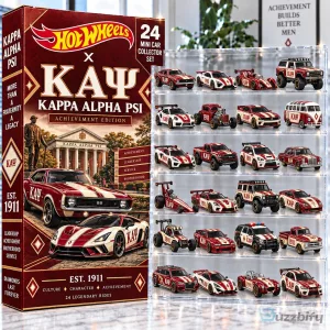 Hot Wheels Kappa Alpha Psi Achievement Edition 24 Piece Mini Car Collector Set