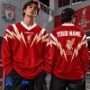 Liverpool Football Club Personalized Red Long Sleeve Soccer Jersey