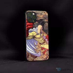 One-Punch Man Saitama Anime Character iPhone Case