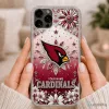 Arizona Cardinals Football Team Custom Name Bling Phone Case for iPhone