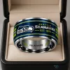 Seattle Seahawks National Football League Tungsten Steel Ring