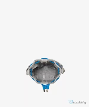 Detroit Lions Floral Blue Drawstring Bucket Bag