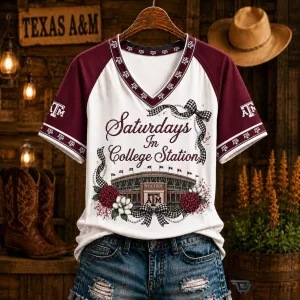 Kyle Field T-Shirt for Texas A&M Aggies: Saturdays in College Station