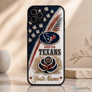 Houston Texans Personalized Football Team Fan Phone Case