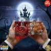 Nightmare Before Christmas Jack and Sally Dark Romance Whiskey Glass