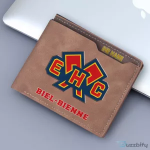 EHC Biel-Bienne Ice Hockey Club Logo Bi-Fold Wallet