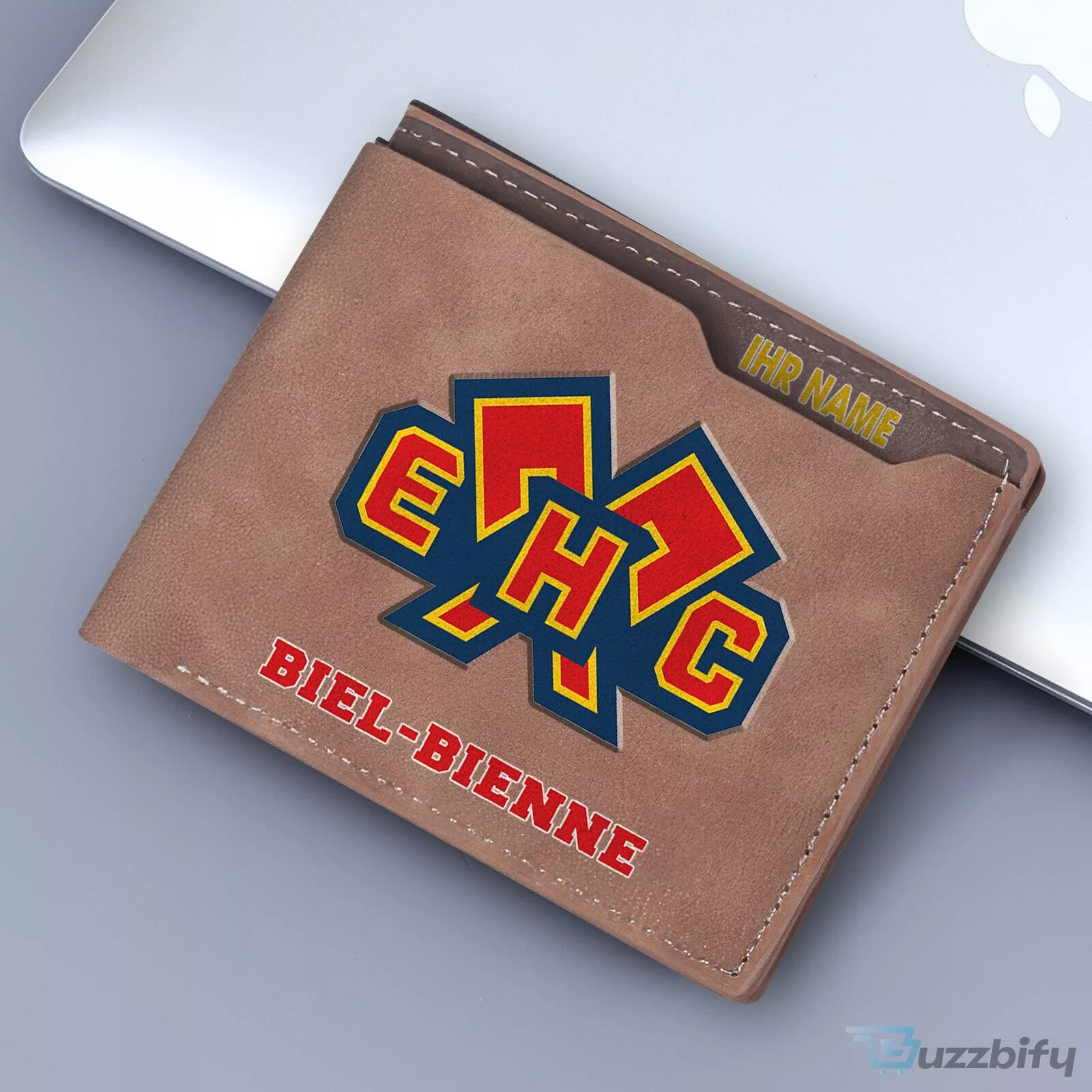 EHC Biel-Bienne Ice Hockey Club Logo Bi-Fold Wallet