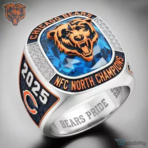 Chicago Bears NFC North Champions 2025 Commemorative Sports Ring