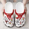 VfB Stuttgart Bundesliga Football Club Custom Name White Clog Shoes