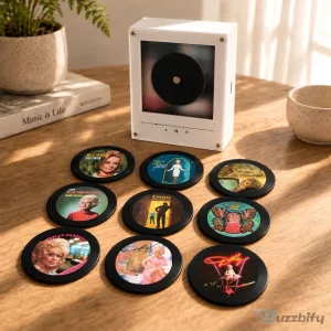 Dolly Parton Magnetic Music Player with Mini Album Cover Magnets