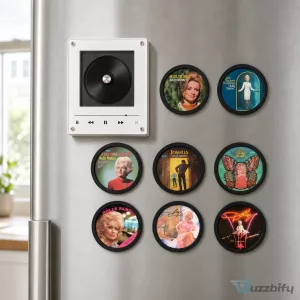 Dolly Parton Magnetic Music Player with Mini Album Cover Magnets