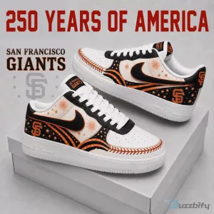 San Francisco Giants Baseball Team Custom Printed Athletic Shoes