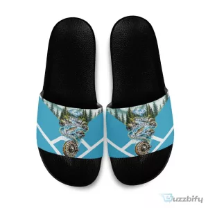 Trout Fly Fishing Perfect Loop Over The Current Slide Sandals