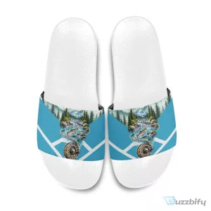 Trout Fly Fishing Perfect Loop Over The Current Slide Sandals