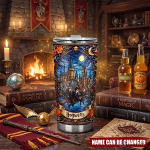 Harry Potter Hogwarts Castle Moonlight Stainless Steel Tumbler