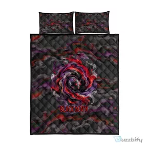 Black Death Plague Doctor Rat Horror Gothic Fantasy Quilt Bedding Set