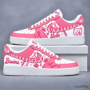 UCLA Bruins Breast Cancer Awareness Pink Ribbon Football Team Sneakers