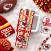 Kansas City Chiefs NFL Diamond Pattern Personalized Stainless Steel Tumbler