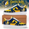 Grateful Dead Bears California Golden Bears Custom Air Force 1 Shoes