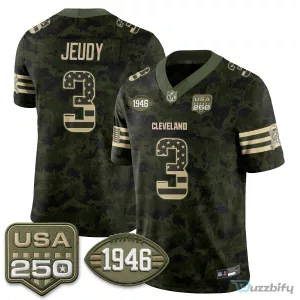 Cleveland Browns Deshaun Watson Salute to Service Stitched Football Jersey