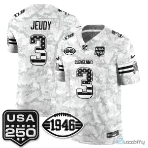 Cleveland Browns Deshaun Watson Salute to Service Stitched Football Jersey
