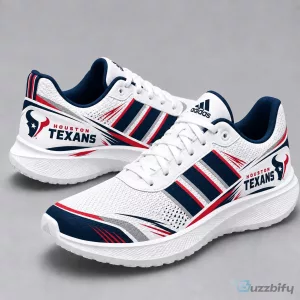 Houston Texans Team Logo White Performance Running Shoes