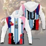 Lionel Messi Argentina National Football Team Soccer Kit Jersey
