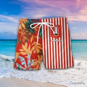 Chevrolet Camaro Red Stripe Tropical Hawaiian Shirt