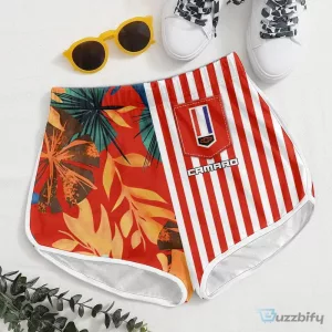 Chevrolet Camaro Red Stripe Tropical Hawaiian Shirt
