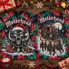 Motorhead Christmas Skull and Tree Tie-Dye Heavy Metal Holiday T-Shirt