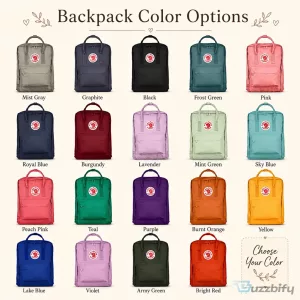 Snoopy Peanuts Always Look Up Embroidered Fjallraven Kanken Backpack