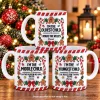 Personalized Gingerbread Christmas Sibling Rules Coffee Mug for Oldest Middle Youngest Child