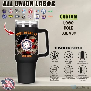 Union Labor United Brotherhood of Carpenters and Joiners of America Tumbler