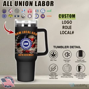 Union Labor United Brotherhood of Carpenters and Joiners of America Tumbler