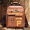 Pittsburgh Pirates Personalized Name Vintage PU Leather Shoulder Bag