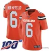 Baker Mayfield Cleveland Browns Orange Alternate Stitched NFL Football Jersey