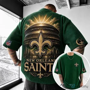 New Orleans Saints Caesars Superdome Football T-Shirt