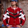 Bayern Munich Personalized Name Varsity Jacket for Men and Women