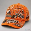 Tennessee Volunteers Football Team All Over Print Orange Baseball Cap Hat
