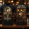 Buc-ee's Guinness Dark Brew Bright Journey Irish Beaver T-Shirt