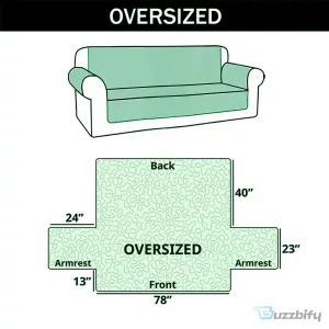 American Flag Mechanic Skull Quilted Sofa Cover