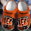Cincinnati Bengals NFL Football Team Logo Orange Crocs Shoes