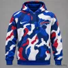 Buffalo Bills NFL Team Camouflage Pattern Performance Hoodie for Men