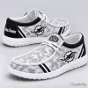 Miami Dolphins Digital Camouflage Team Logo Loafer Shoes