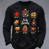 Tis the Season Guadalupe Reyes Marathon Christmas Holiday Crewneck Sweatshirt
