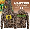 Oregon Ducks NCAA Military Appreciation Limited Edition Camouflage Hoodie