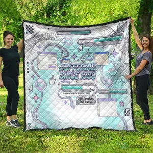 Buffering Since 1999 Y2K Retro Internet Aesthetic Quilt Blanket