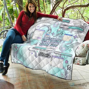 Buffering Since 1999 Y2K Retro Internet Aesthetic Quilt Blanket