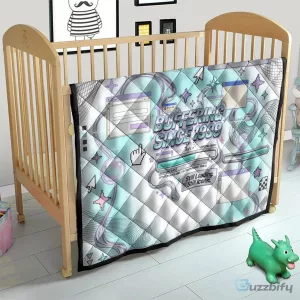 Buffering Since 1999 Y2K Retro Internet Aesthetic Quilt Blanket
